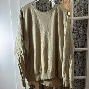 Aerie floral sweatshirt